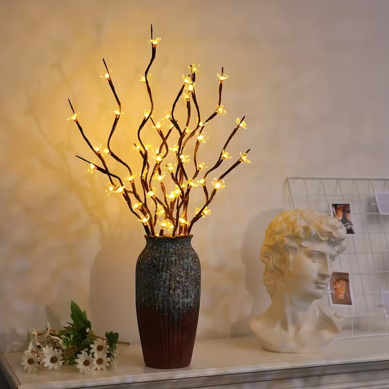 Outdoor Lighting Lamps - 1/2PC 20LED Cherry Blossom Tree Branch