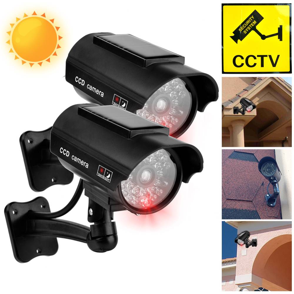 Outdoor Lighting Video - Outdoor Solar Simulation Camera Waterproof Dummy