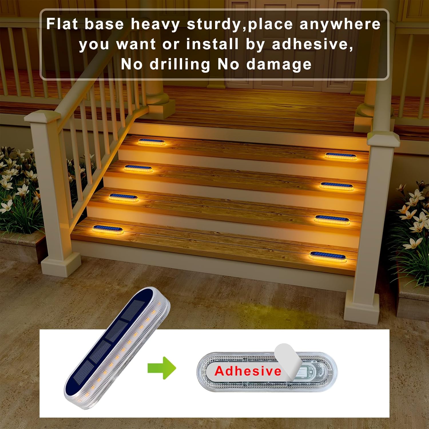5 Years Lifespan Solar LED Ste - Outdoor Lighting On Stairs 评论和价格