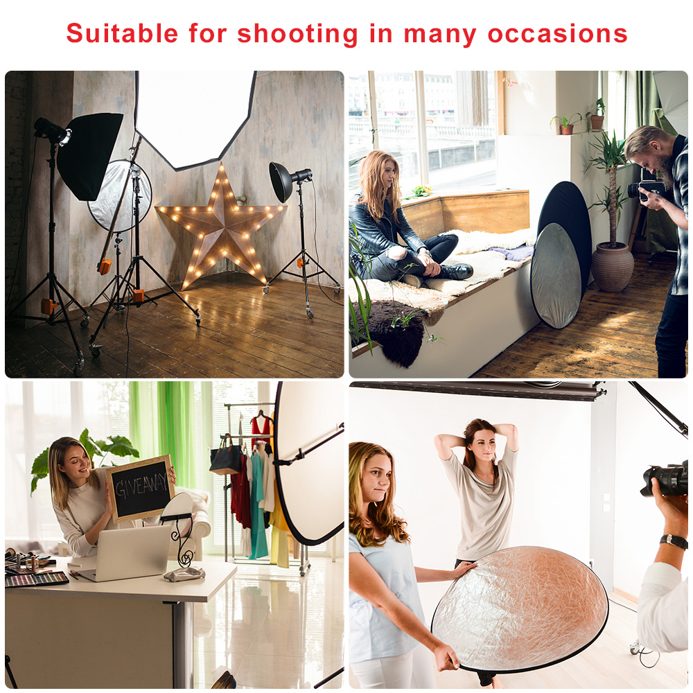 5-in-1 Round & Oval Photograph - Outdoor Lighting Kit Photography 评论和价格