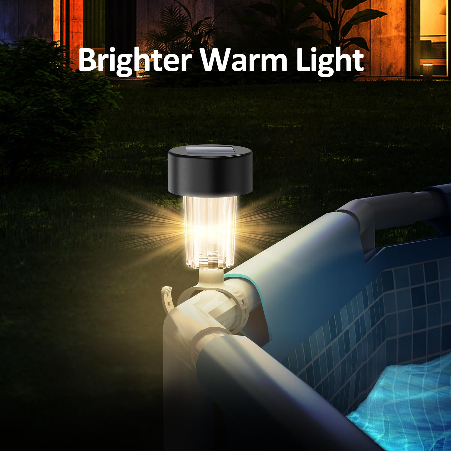 6 packages Solar Pool Light Fr - Outdoor Lighting On Fence 评论和价格