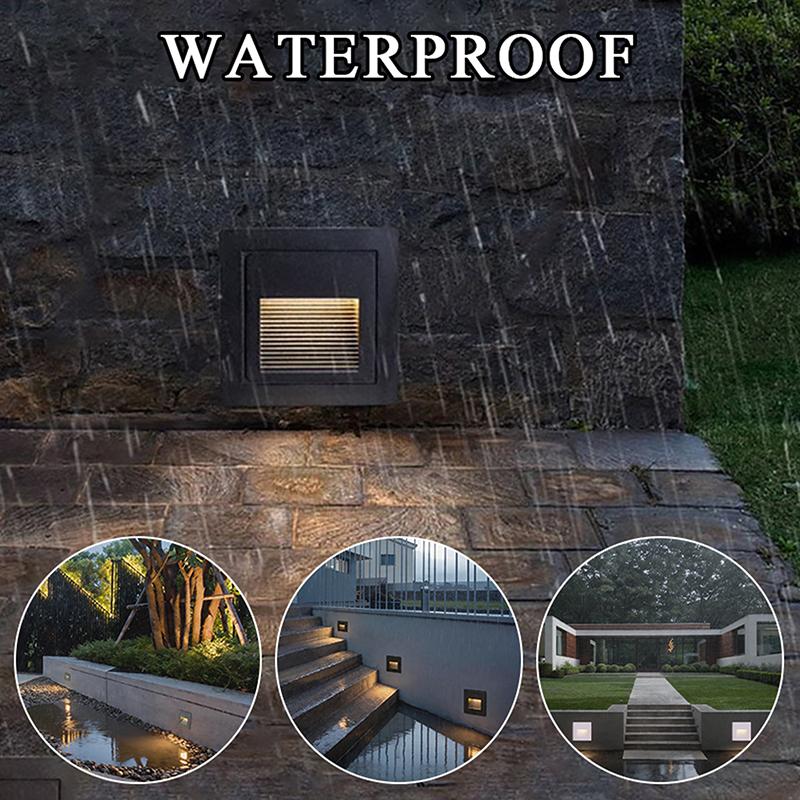 【CCA】3W LED Waterproof Step Li - Outdoor Lighting For Steps 评论和价格