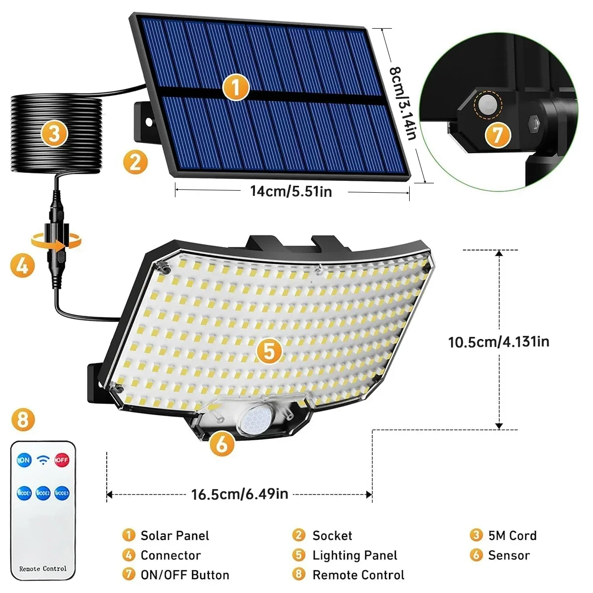 234LED Solar Outdoor Lights Mo - Outdoor Lighting Lamps 评论和价格