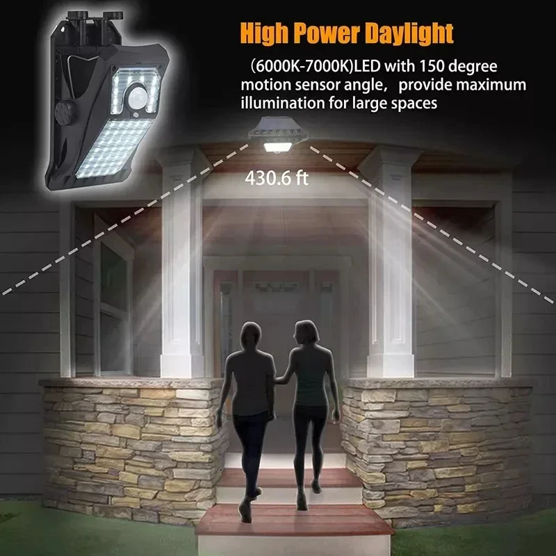 45LED Solar Lights Outdoor Cli - Outdoor Lighting On Fence 评论和价格