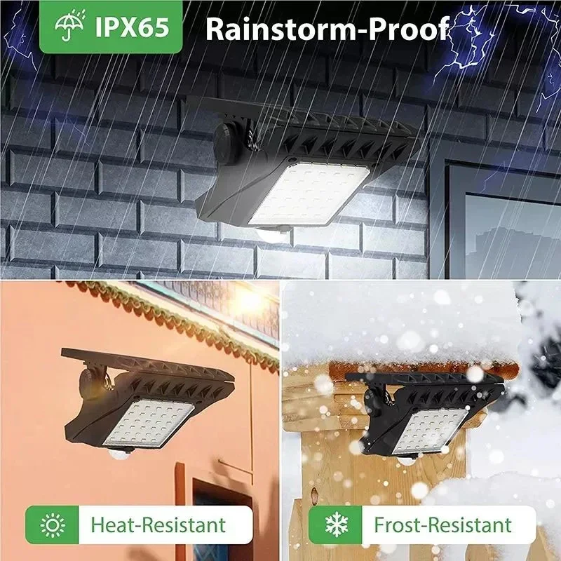 45LED Solar Lights Outdoor Cli - Outdoor Lighting On Fence 评论和价格