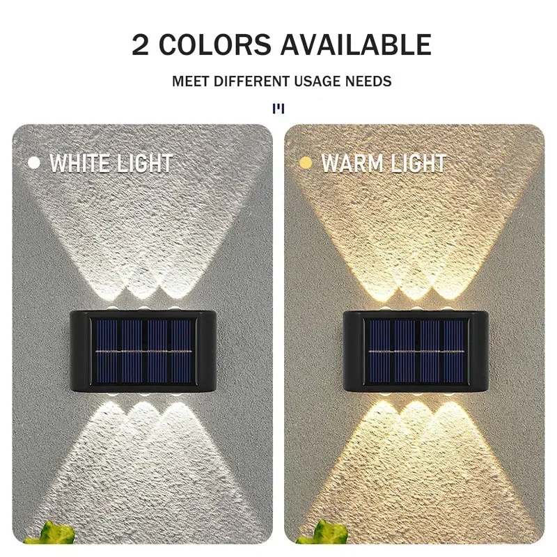 COB Solar Wall Lamp Outdoor Wa - Outdoor Lighting Uplight 评论和价格