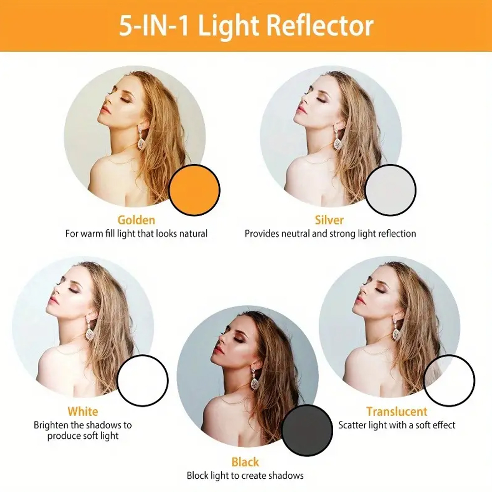 MYOBO 5-in-1 Photography Refle - Outdoor Lighting Kit Photography 评论和价格