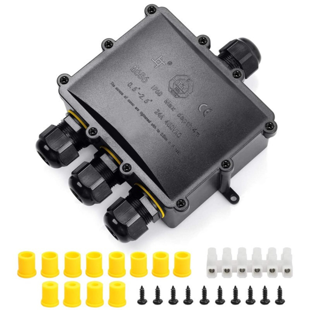 4Way 1In3Out IP68 Waterproof 4 - Outdoor Lighting Underground Wiring 评论和价格