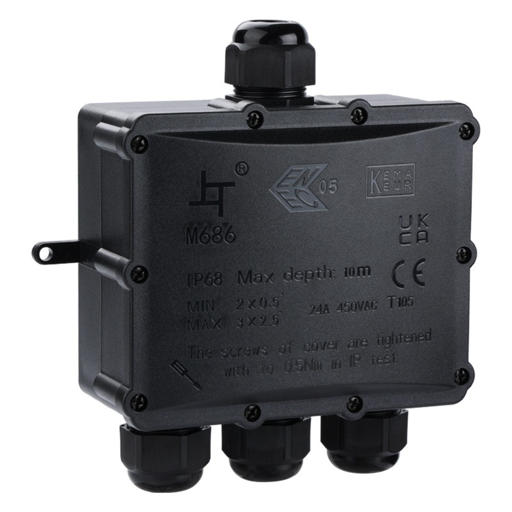 4Way 1In3Out IP68 Waterproof 4 - Outdoor Lighting Underground Wiring 评论和价格