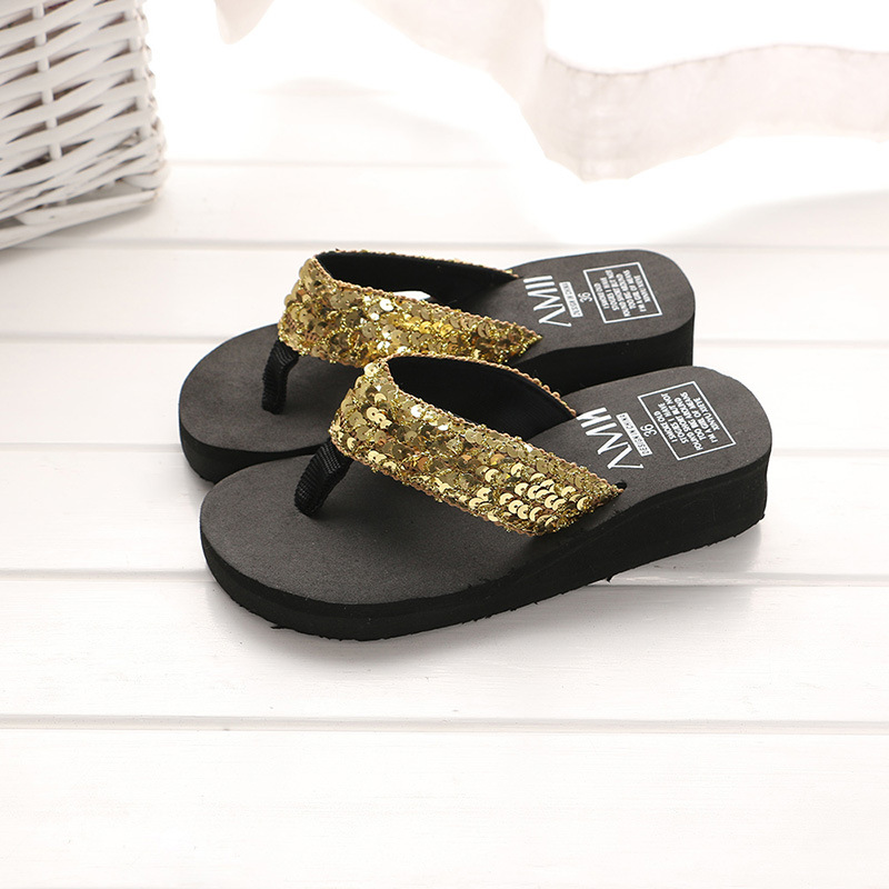 Summer Sequins Slippers Women  - Outdoor Lighting For Your House 评论和价格