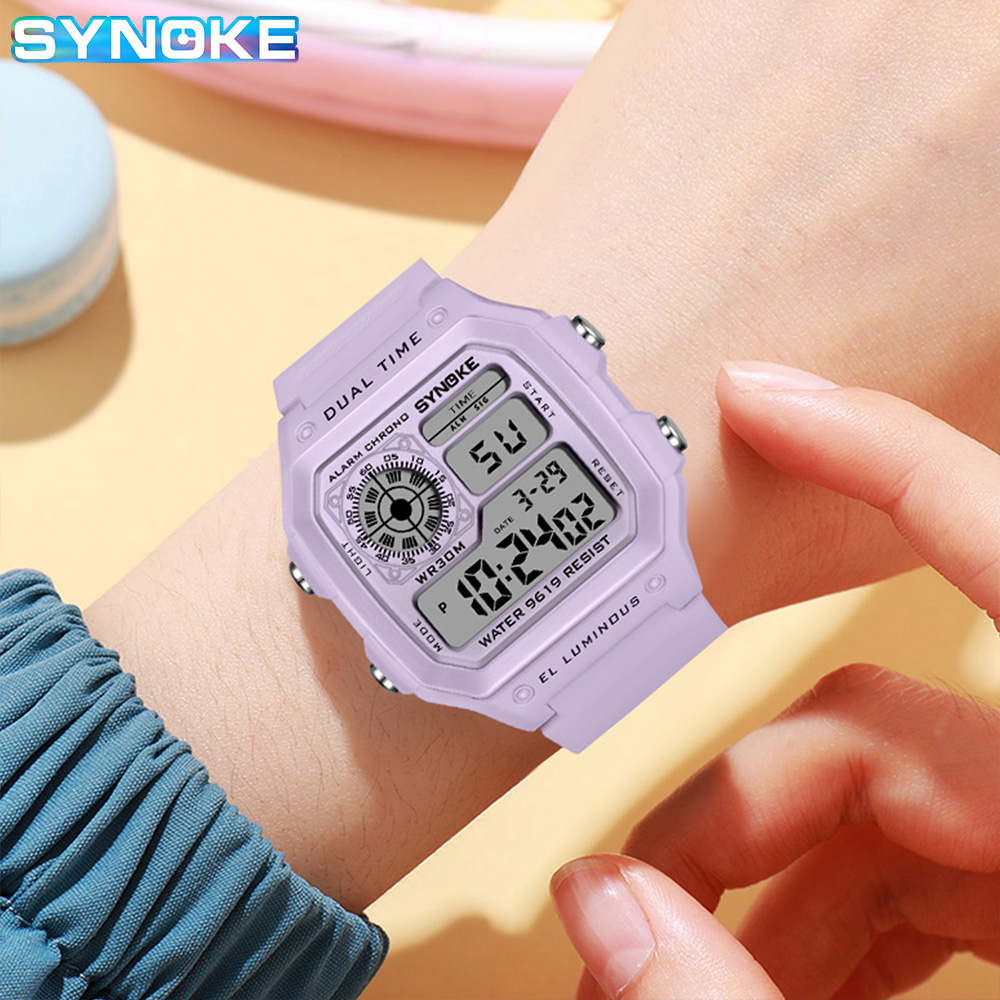 SYNOKE Digital Watches Lady Sp - Outdoor Lighting For Steps 评论和价格