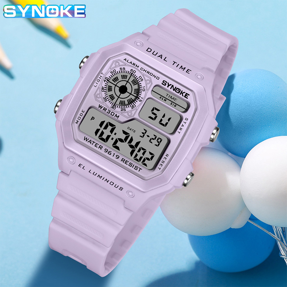 SYNOKE Digital Watches Lady Sp - Outdoor Lighting For Steps 评论和价格