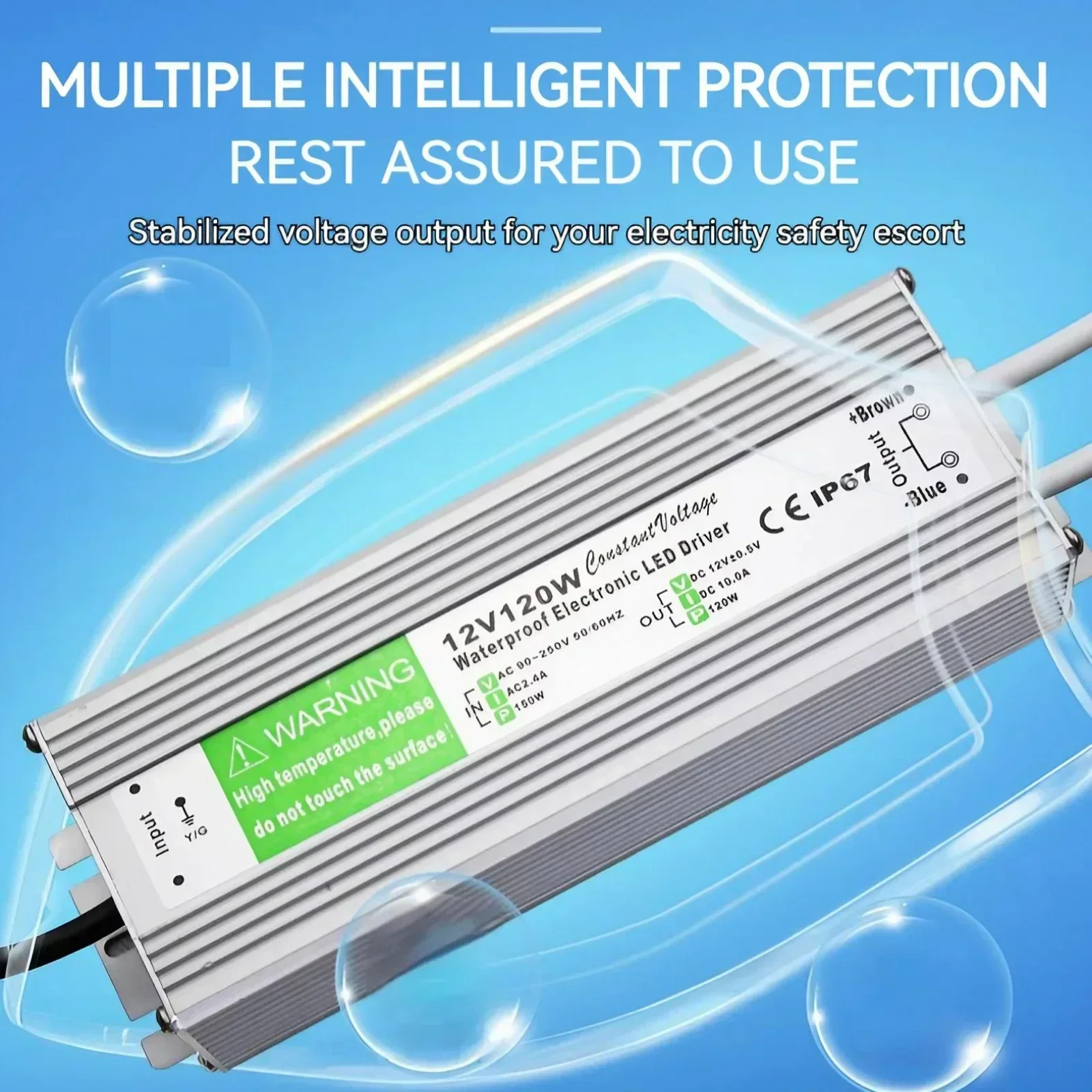 12V24V 20W60W Waterproof IP67  - Outdoor Lighting Transformer Box 评论和价格