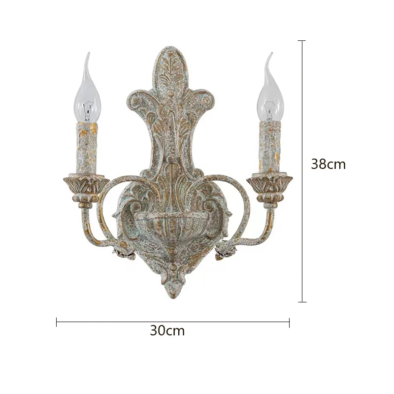 French Antique Iron Double Hea - Outdoor Lighting Amazon 评论和价格