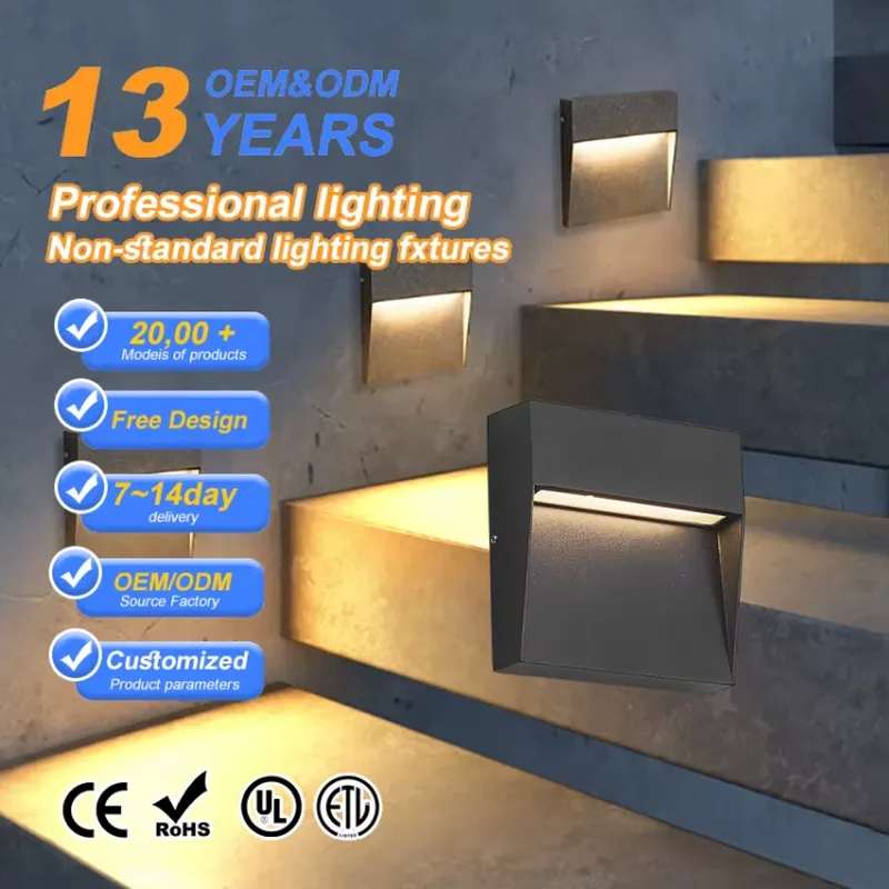 Ultra-thin Outdoor LED Stair S - Outdoor Lighting For Steps 评论和价格