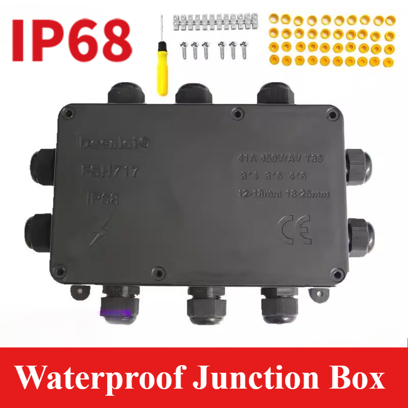 10 Way Wire Junction Box Conne - Outdoor Lighting Underground Wiring 评论和价格