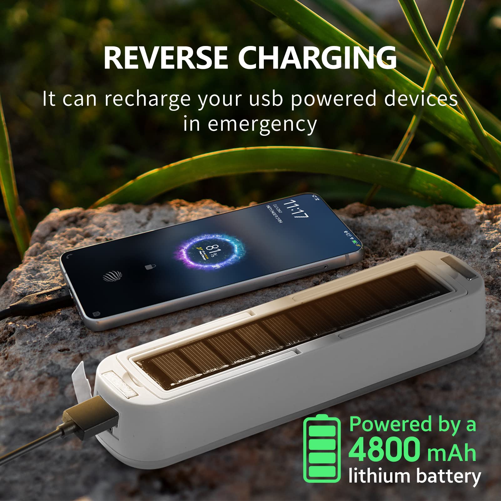 Solar Rechargeable Camping Lan - Outdoor Lighting On Fence 评论和价格