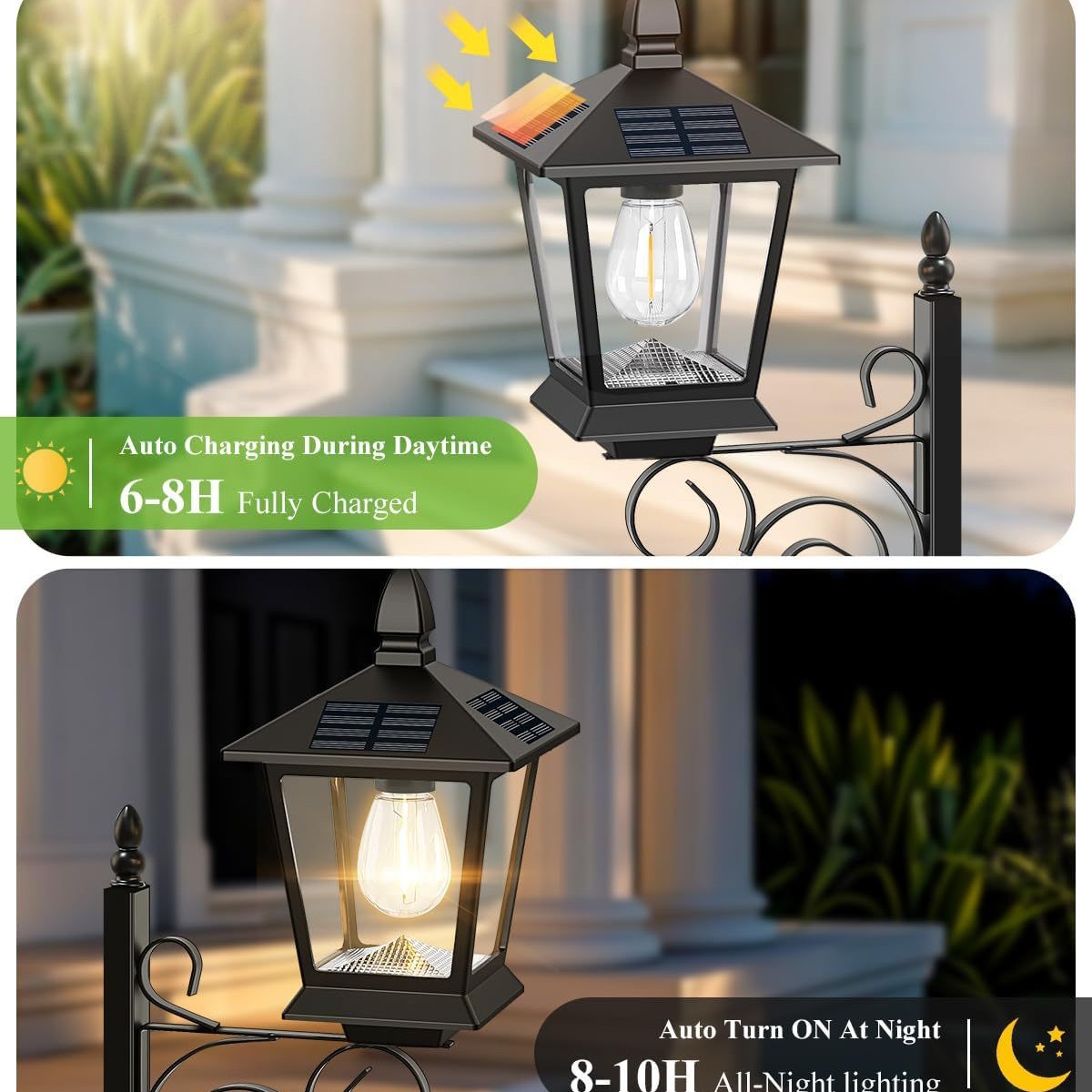 2 in 1 Solar Planter Lamp Wate - Outdoor Lighting Lamps 评论和价格