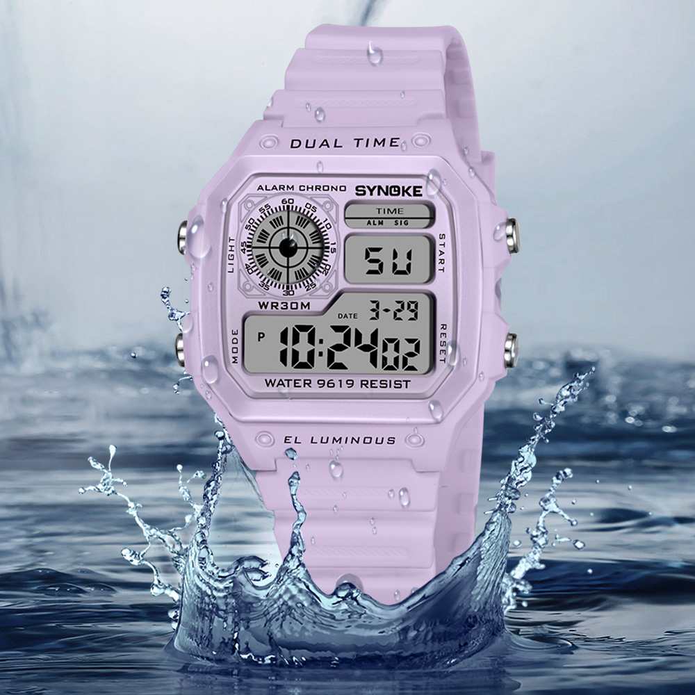 SYNOKE Digital Watches Lady Sp - Outdoor Lighting For Steps 评论和价格