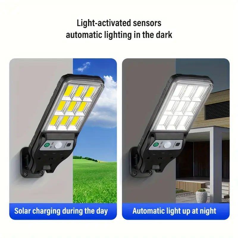 4PCS Solar Wall Light with Mot - Outdoor Lighting On Fence 评论和价格