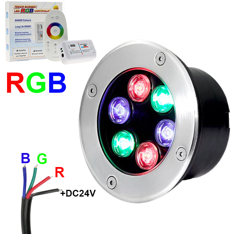 4-wire RGB LED Underground Lig - Outdoor Lighting Underground Wiring 评论和价格