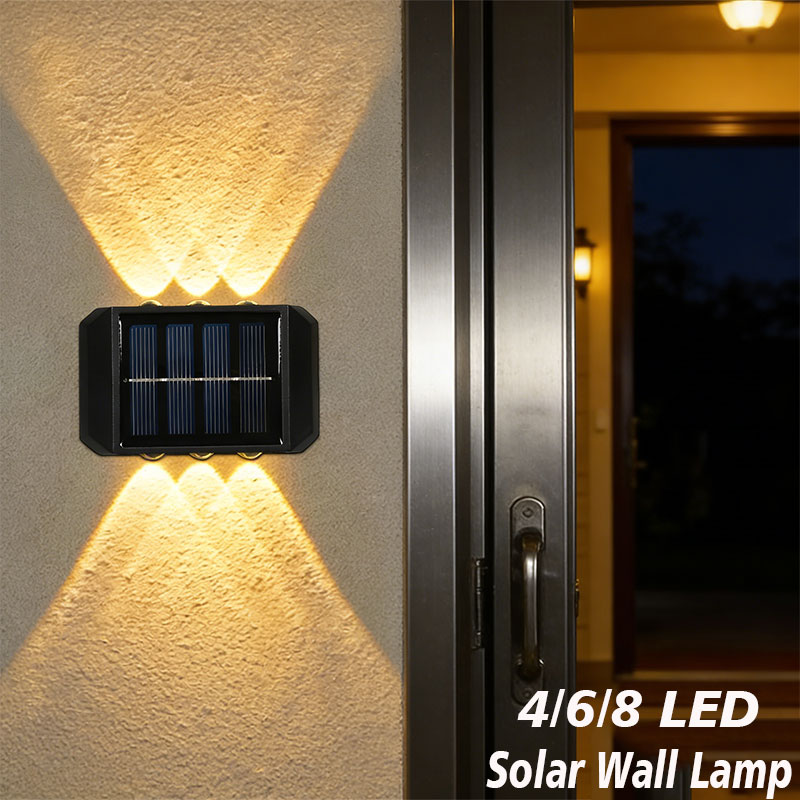 4/6/8 LED Solar Outdoor Light  - Outdoor Lighting Amazon 评论和价格