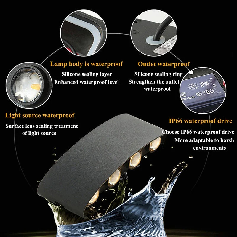 Led Wall Lamp Outdoor Lights W - Outdoor Lighting Amazon 评论和价格