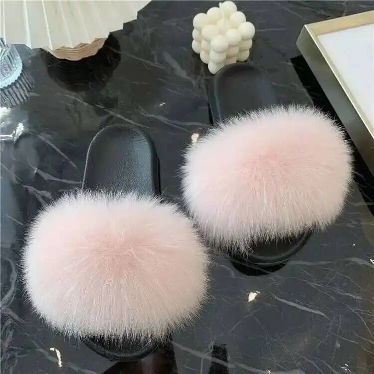 Fox Fur Slippers Luxury Design - Outdoor Lighting For Your House 评论和价格