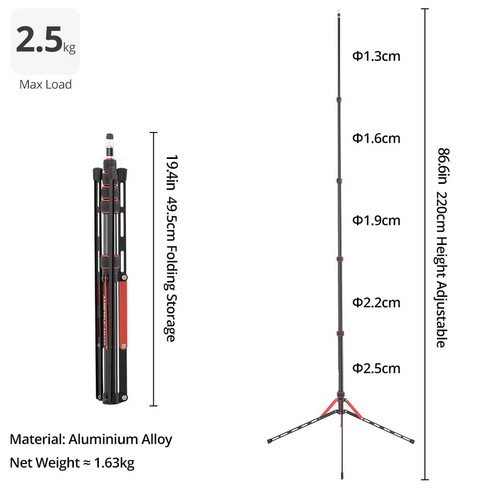 AMBITFUL 220cm Out Door Photog - Outdoor Lighting Kit Photography 评论和价格