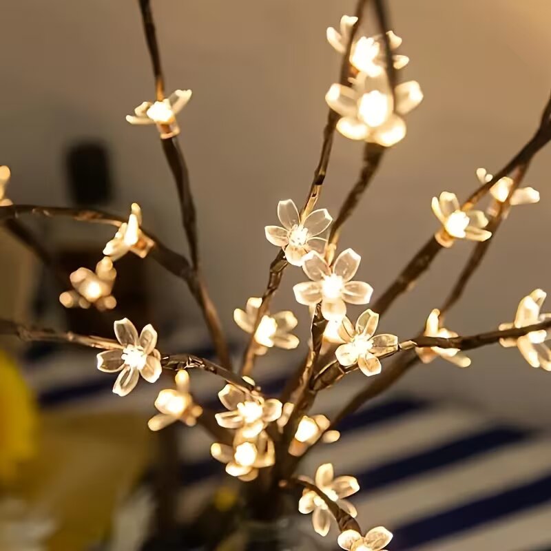 1/2PC 20LED Cherry Blossom Tre - Outdoor Lighting Lamps 评论和价格