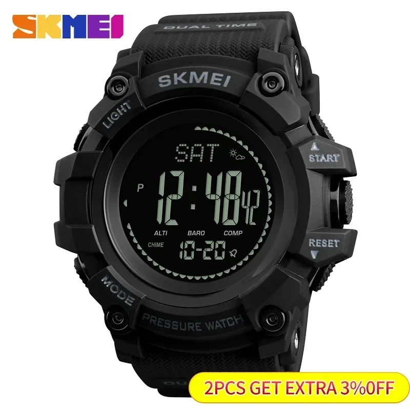 SKMEI 1358 Altimeter Weather T - Outdoor Lighting For Steps 评论和价格