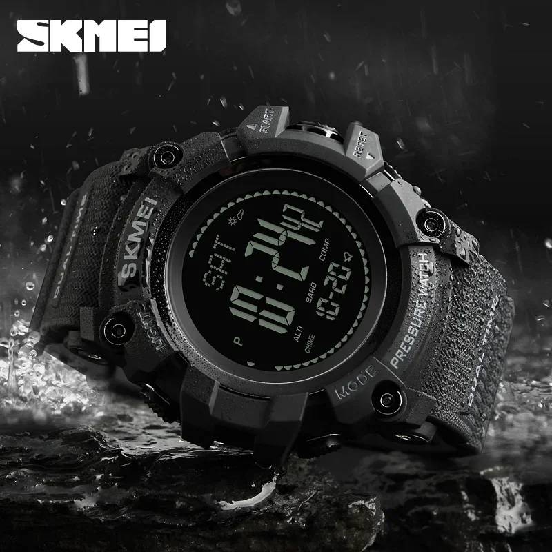 SKMEI 1358 Altimeter Weather T - Outdoor Lighting For Steps 评论和价格