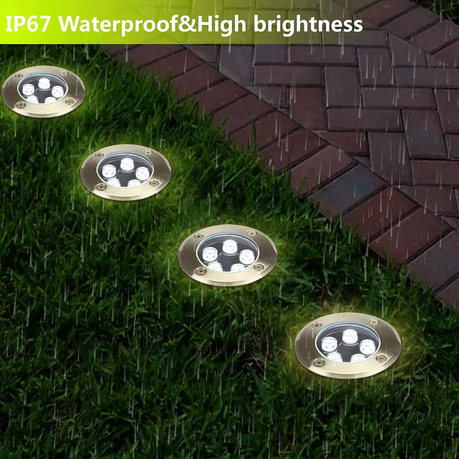 Outdoor Recessed Pathway Light - Outdoor Lighting Underground Wiring 评论和价格