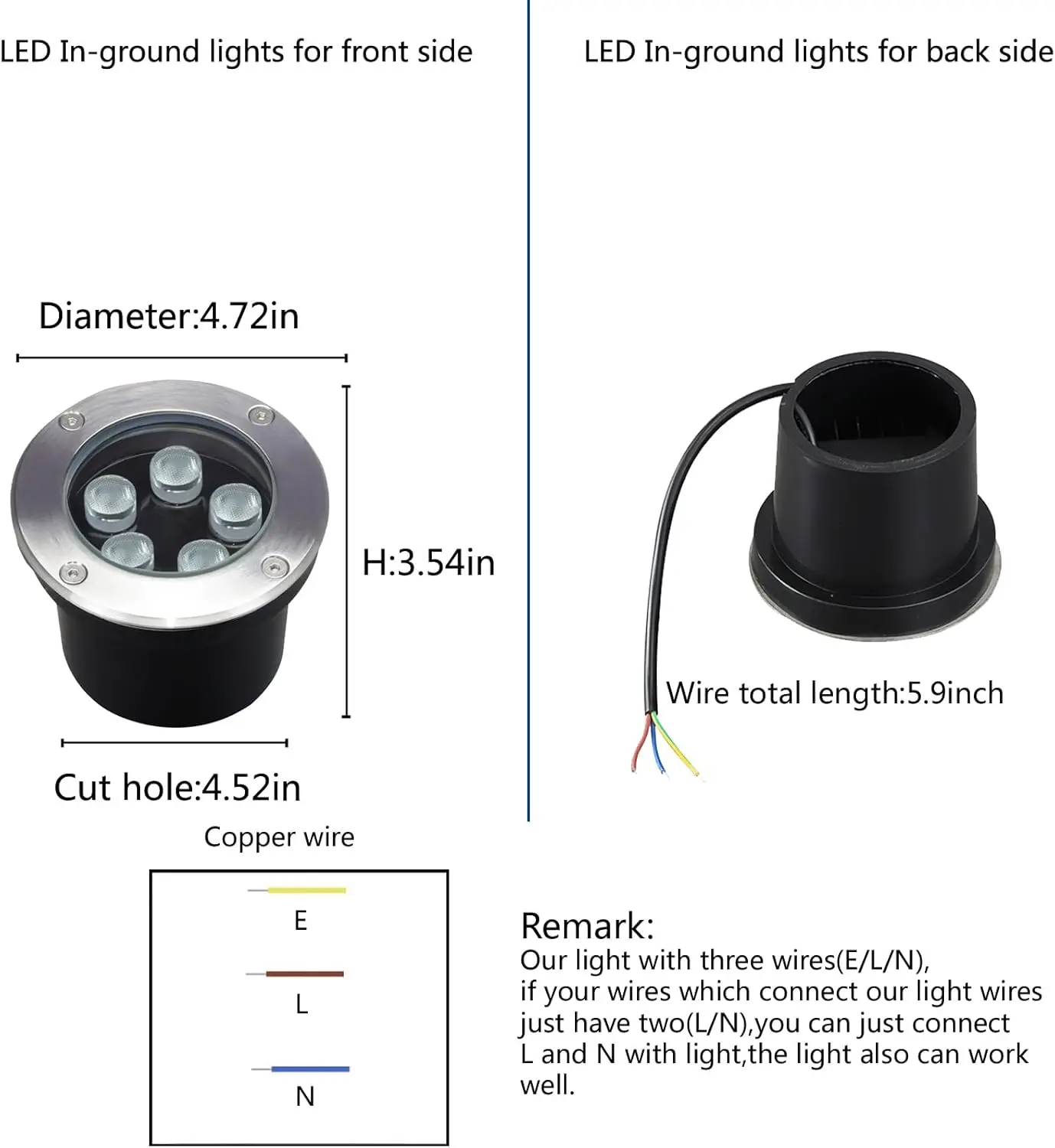 Outdoor Recessed Pathway Light - Outdoor Lighting Underground Wiring 评论和价格