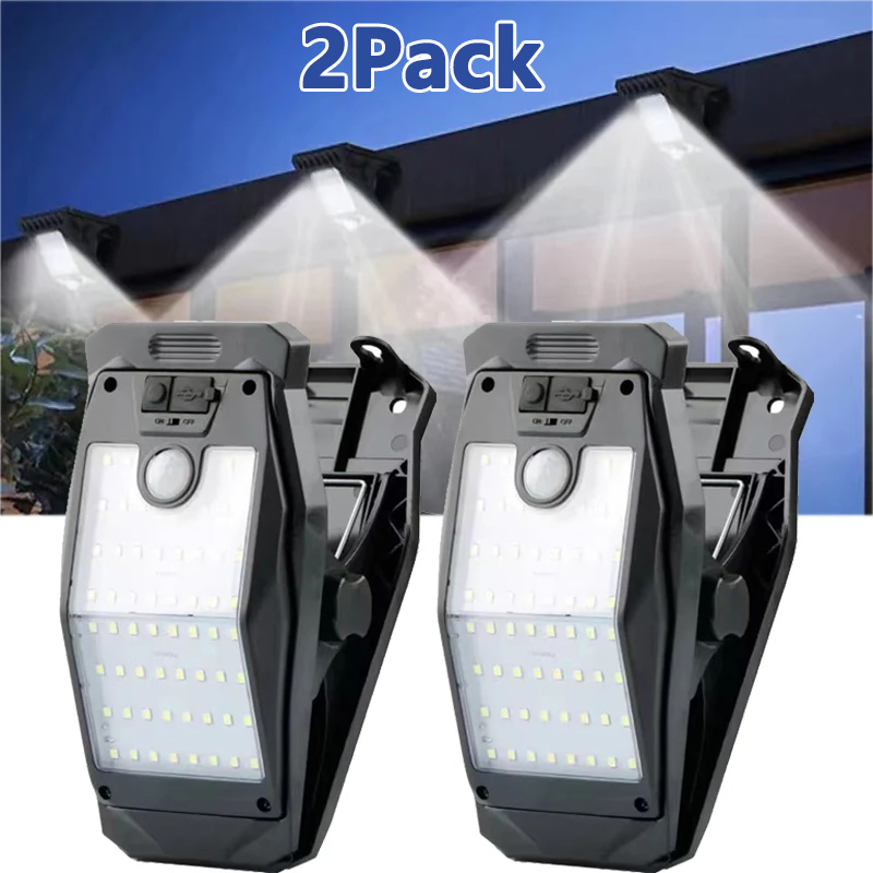 NEW 2/1Pcs Clip On Solar Light - Outdoor Lighting On Fence 评论和价格