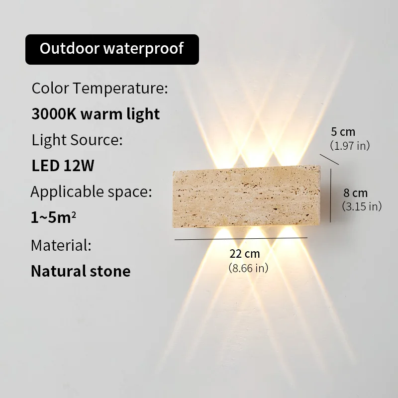 Wabi-sabi LED Wall Lamp Garden - Outdoor Lighting Amazon 评论和价格