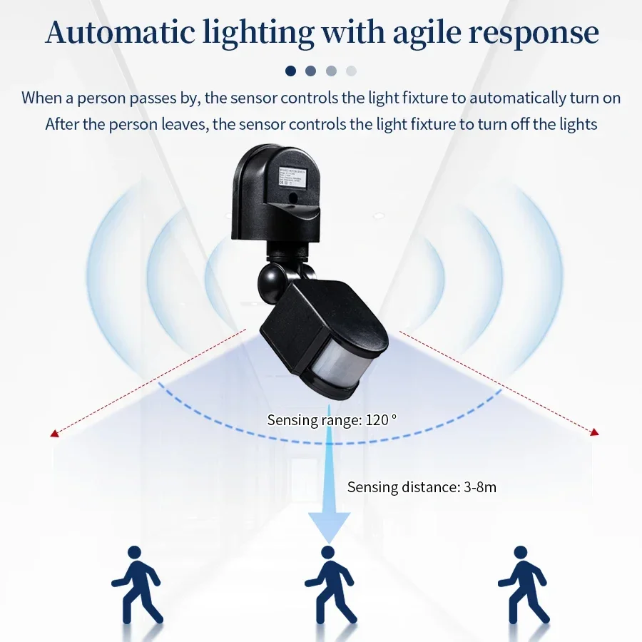 PIR Motion Sensor 220V 110V 12 - Outdoor Lighting For Steps 评论和价格