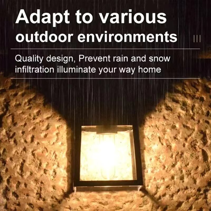 Powerful Solar Wall Light Outd - Outdoor Lighting On Fence 评论和价格