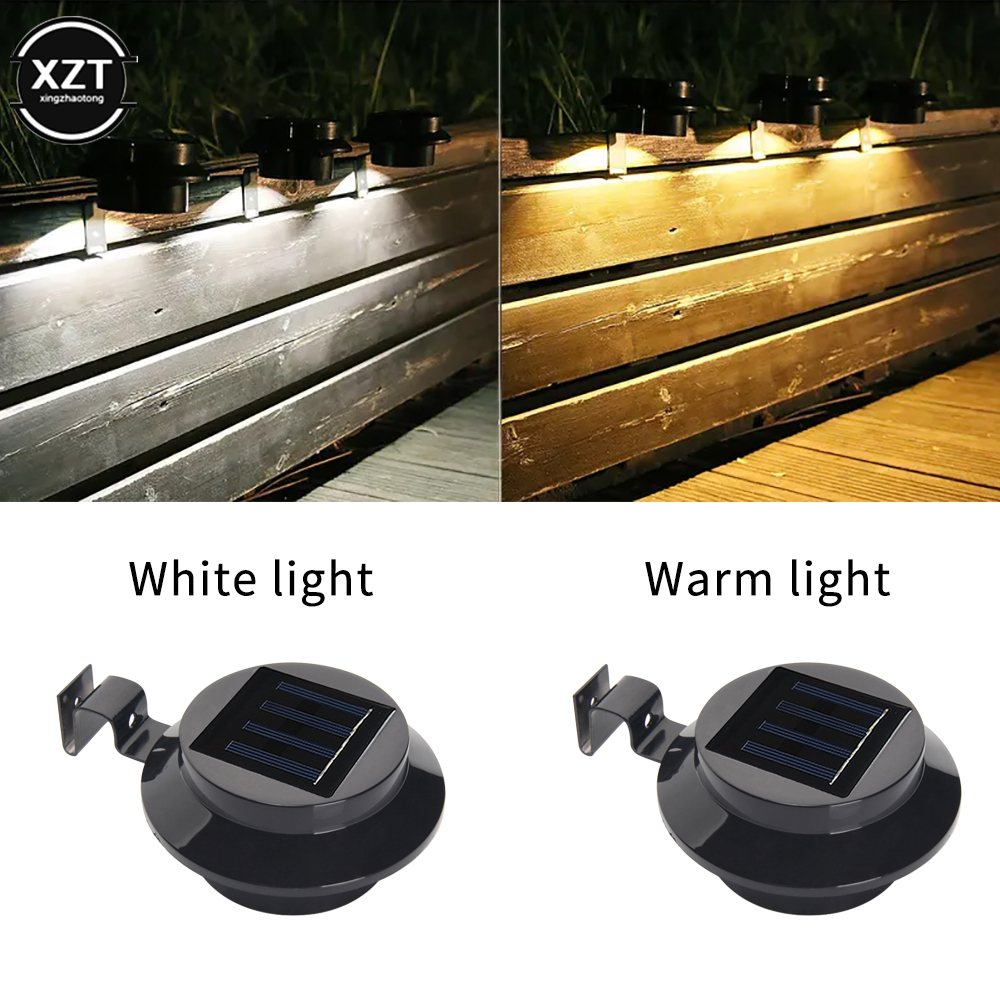 3 LED Solar Spot Garden Round  - Outdoor Lighting On Fence 评论和价格