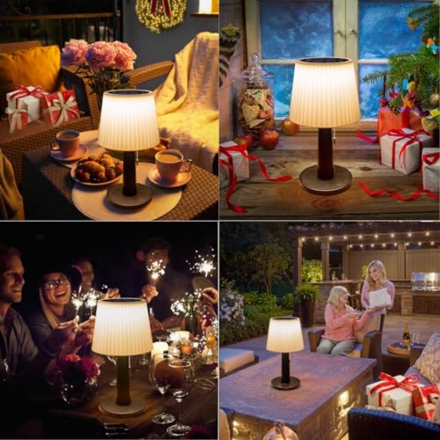 Solar Table Lamps Outdoor Indo - Outdoor Lighting Lamps 评论和价格